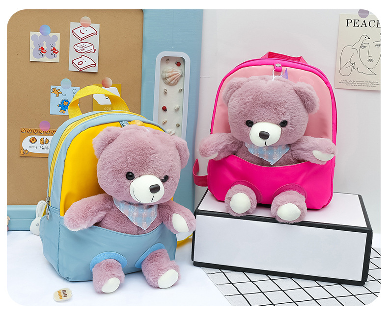 Little Bear School School Backpack display picture 2