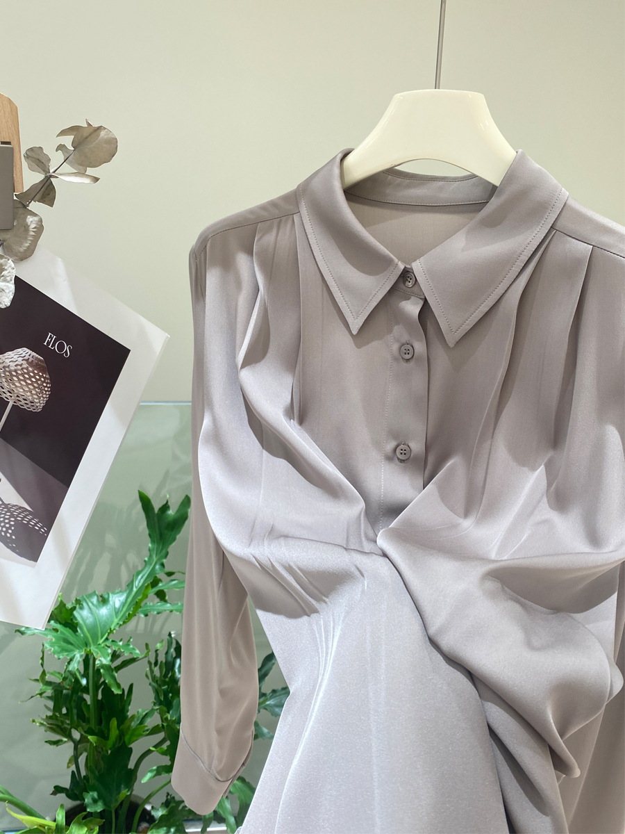B6504 2600K ÁO SƠ MI NỮ JIATDLK MÙA HÈ THỜI TRANG NỮ LỤA TƠ TẰM G06 SẢN PHẨM MỚI