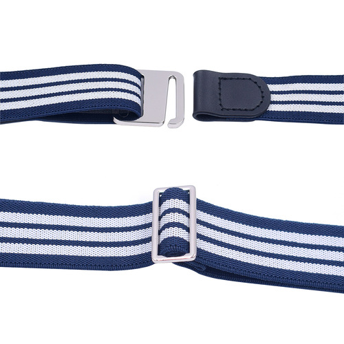 Cross-border supply source unisex adjustable elastic waistband 2.5CM alloy buckle dropshipping one piece