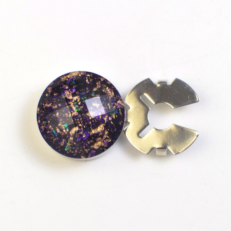 button cover 珍珠金箔彩珠衬衣袖扣纽扣盖花朵领扣钻饰扣纽扣套|undefined