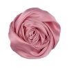 DIY clothing auxiliary material jewelry accessories large 6.5 cm silk satin color diced rose bud cloth art handmade