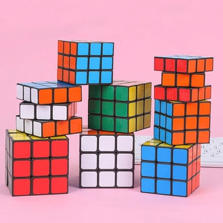 儿童益智魔方5.3cm三阶玩具魔方光面初学入门智力玩具地推礼物