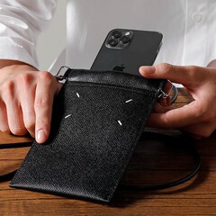 わずかにいくつかの MMM バッグ マジ レザー ロープ 携帯電話バッグ メンズ レディース ショルダー クロスボディ M6 カード バッグ ウォレット ボックス付き