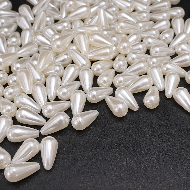 ABS agujero imitación de perlas DIY accesorios de joyería de perlas hechas a mano material de collar de pulseras