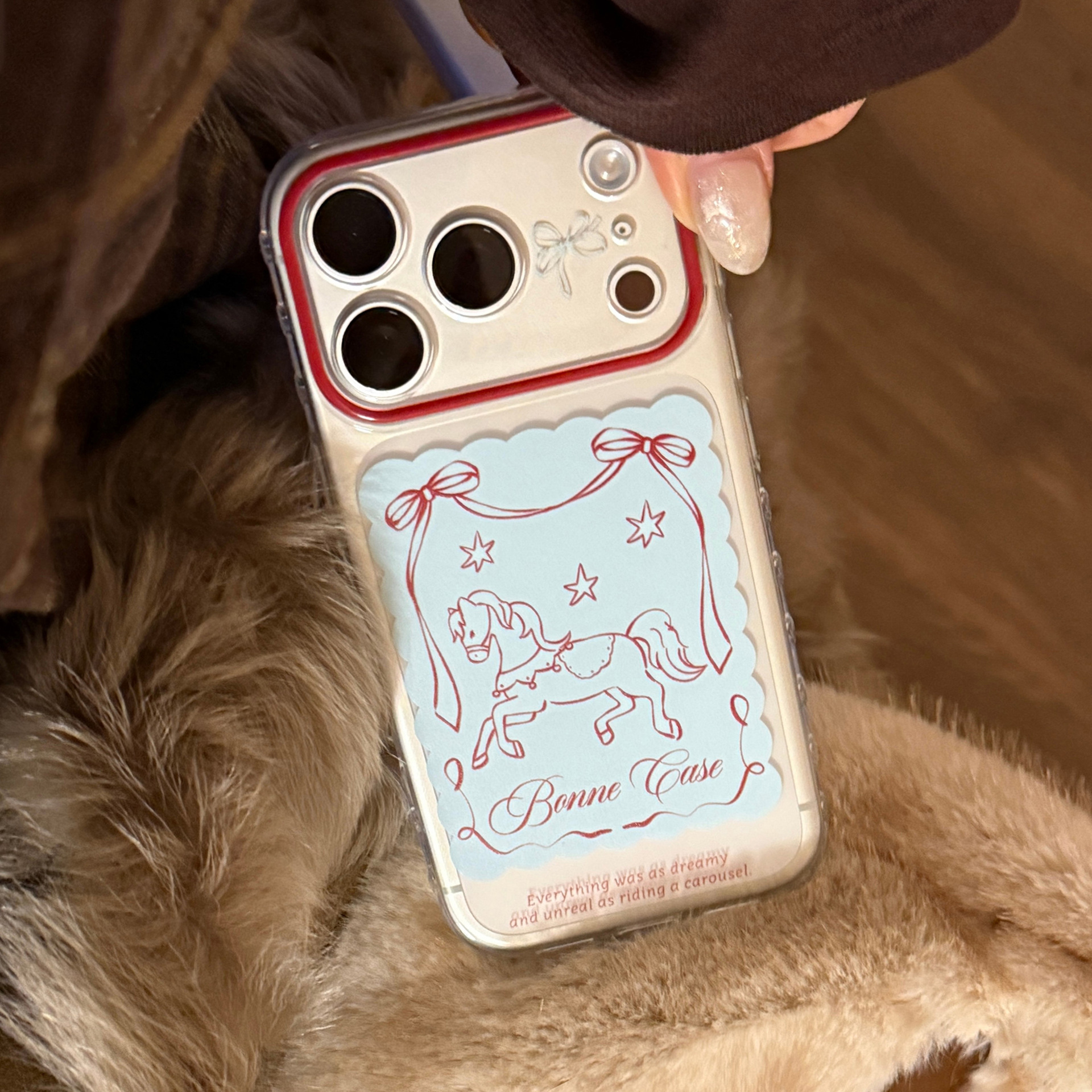 Transparent Cartoon Protective Phone Case For Iphone Series_voghion.com