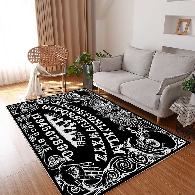 Transfronteriza generación Americana retro alfombra de moda creativa sala de estar dormitorio completo sofá alfombra de piso de montaña alfombra de piso de camping