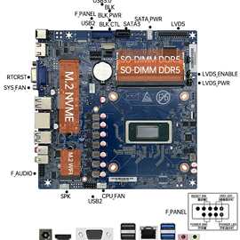 酷睿Ultra5 125H一体机板载CPU套装AIO主板家用办公游戏DDR5