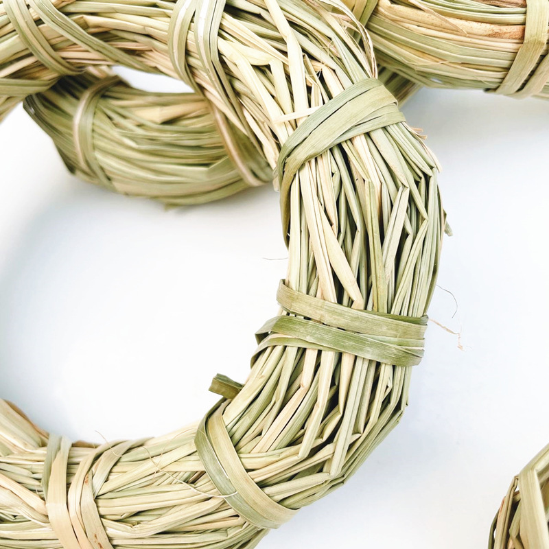宠物编织草环手工编织草圈 兔子草玩具 仓鼠草玩具小宠磨牙草制品-阿里巴巴
