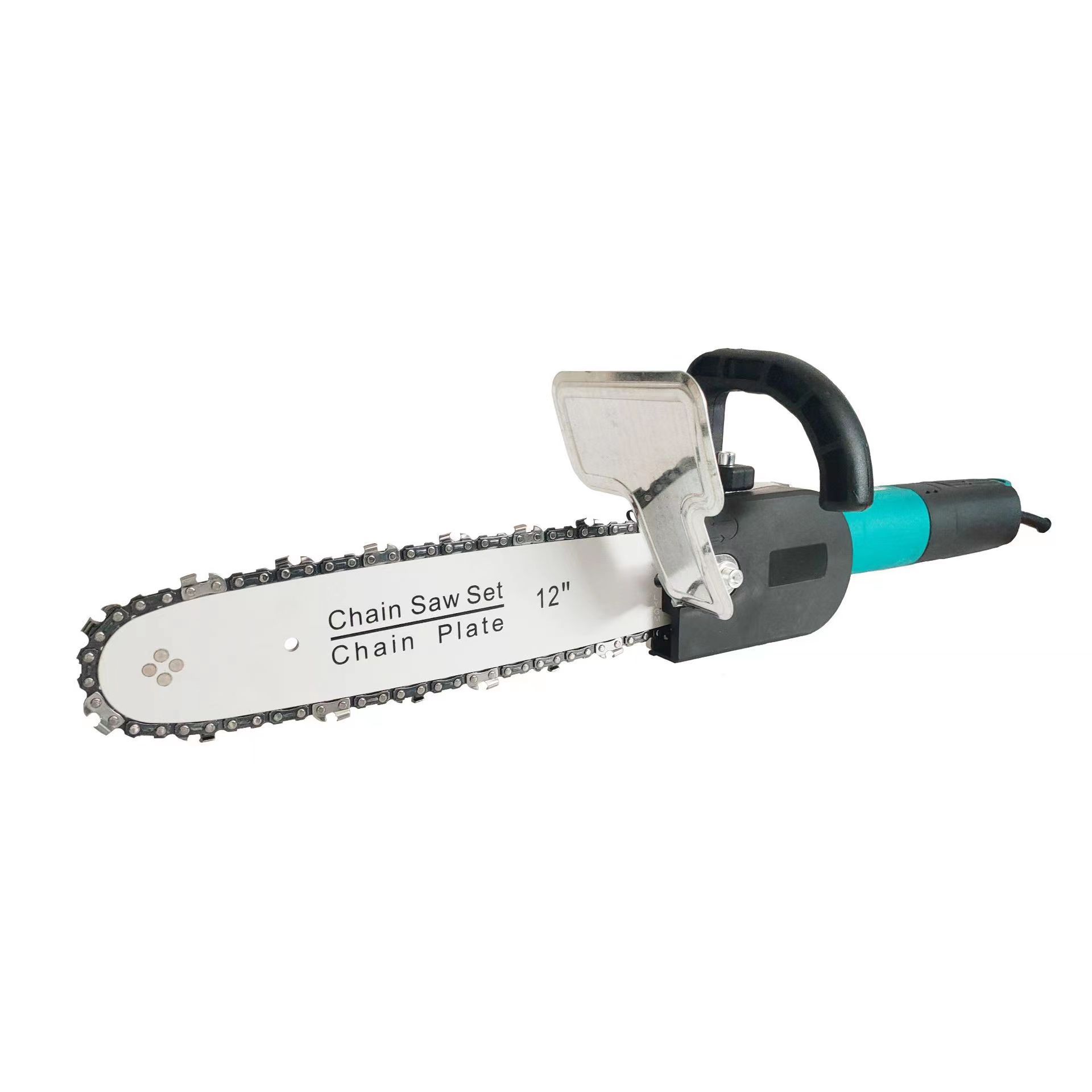 跨境热销100mm角磨机改装电链锯12寸转换器手磨机改电锯支架家用