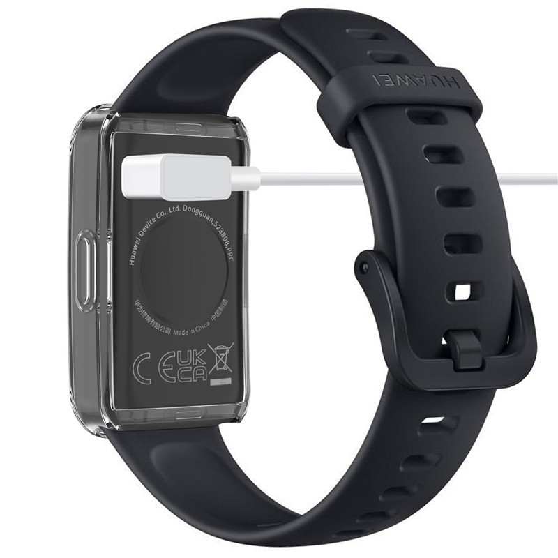 Aplicable a Huawei pulsera banda 8 NFC funda protectora Huawei pulsera 8 electrochapado TPU todo incluido resistente a la caída caso