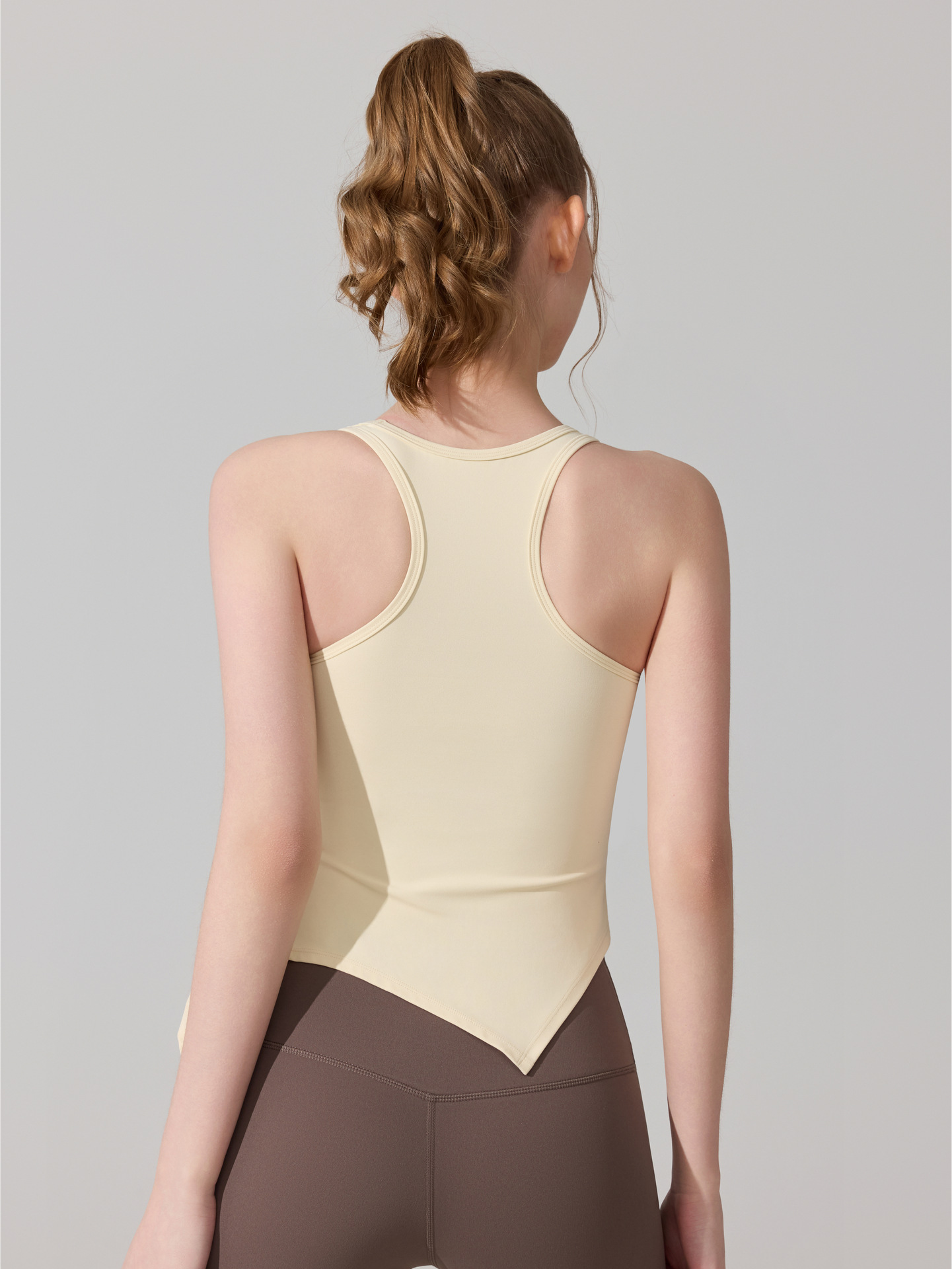 Europa y Estados Unidos chaleco deportivo transfronterizo desnudo antibacteriano ropa interior de fitness running chaqueta una taza fija ropa de yoga sostén