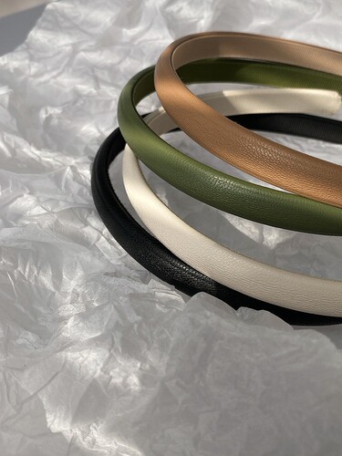 Summer retro leather hairpin hairband Korean style Internet celebrity versatile going out headband hair accessories thin strips for women