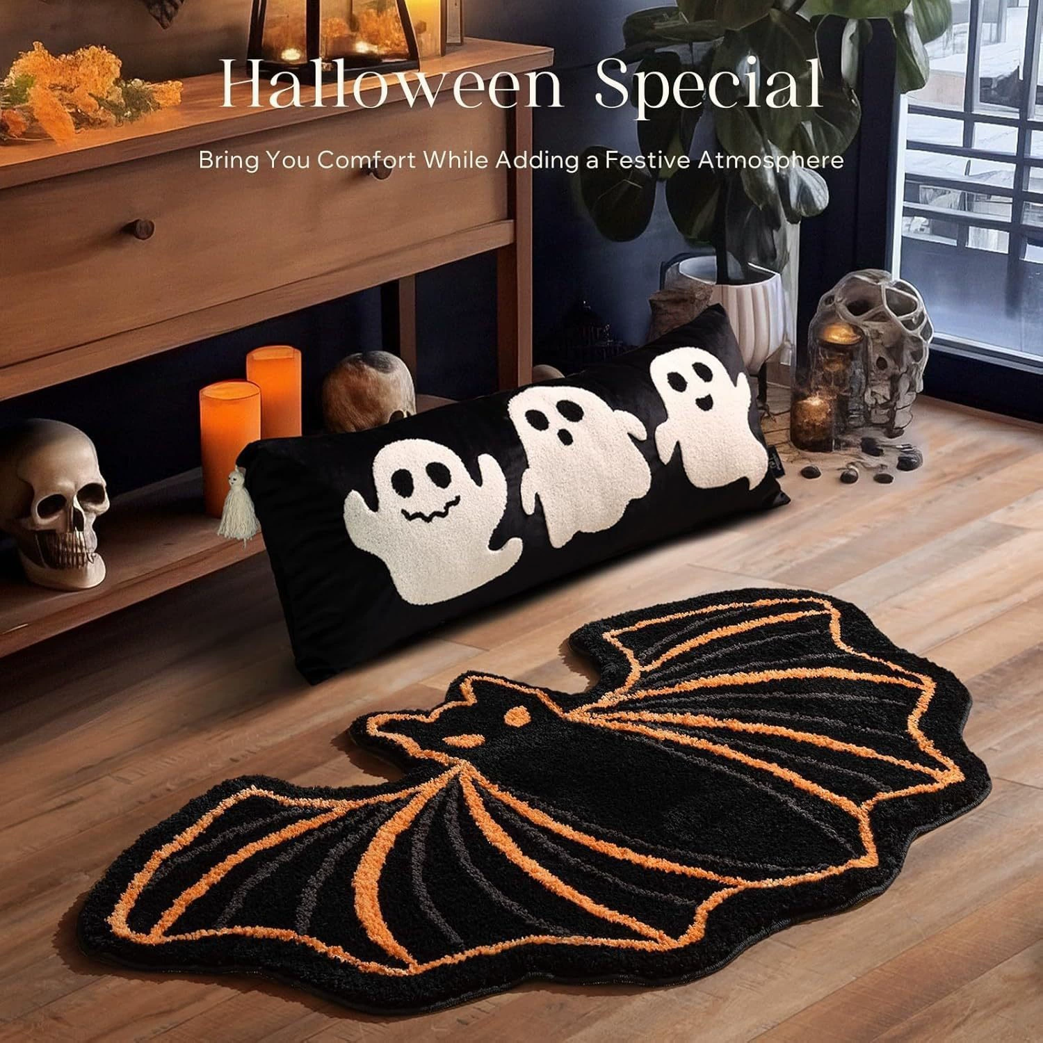 Ковер, коврик для кровати, halloween