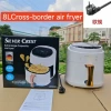 8L* European air fryer white model