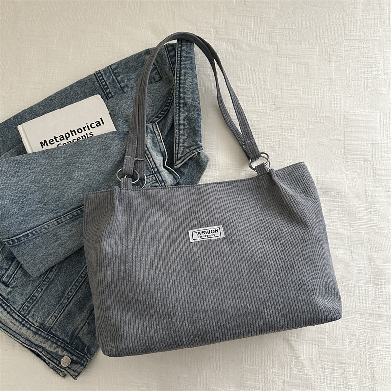 Bolsa de moda coreana de gran capacidad 2024 invierno nuevos zapatos de hombro único versátiles INS bolsas casuales bolsas especiales