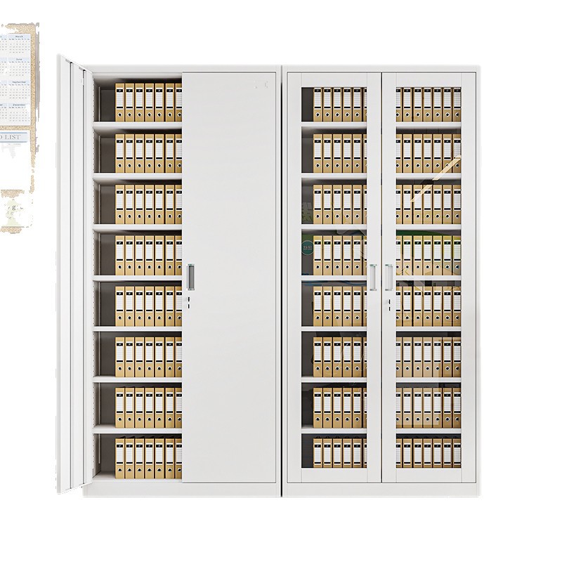 gabinete de comprobantes financieros de acero grueso gabinete de archivos de contabilidad de oficina con bloqueo armario de archivo de hoja de hierro multicapa