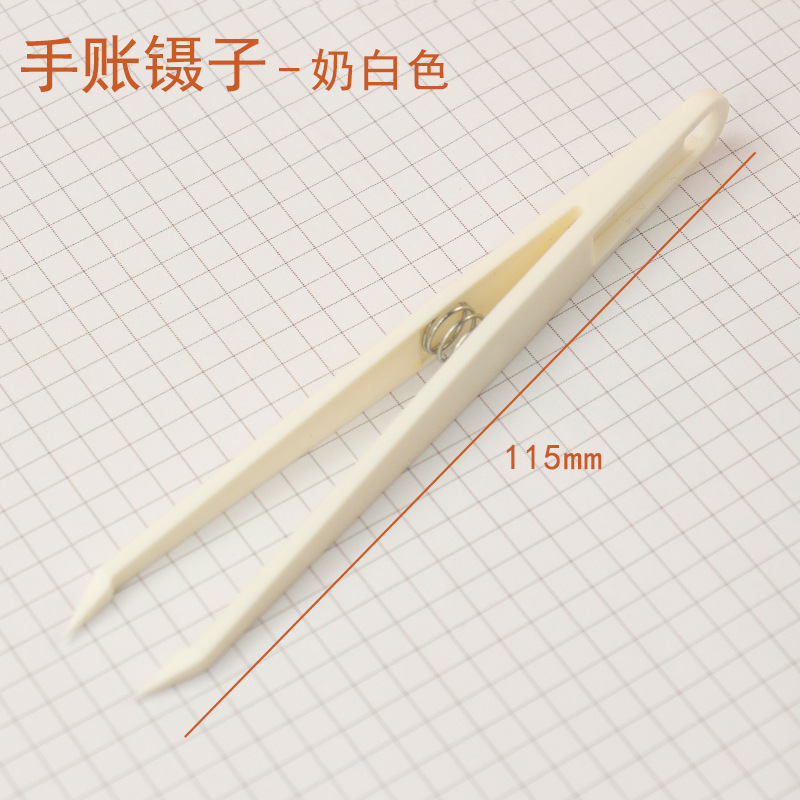 白色弹簧尖头镊子 TN3307