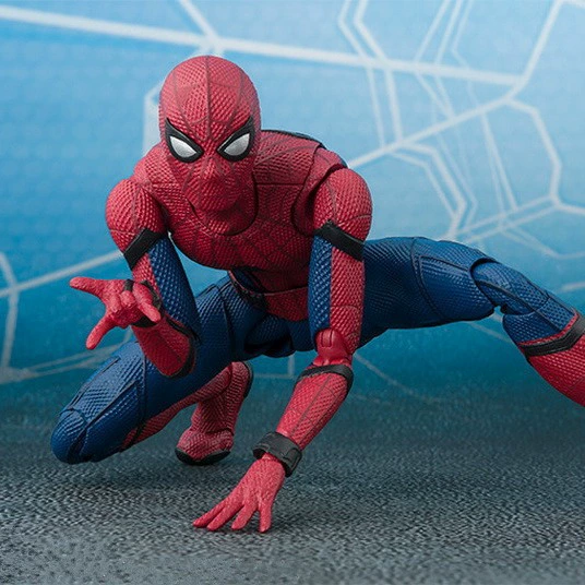 Фигура-акционная (SHF) Spider-Man, 15 см, подвижная позируемая фигурка с рюкзаком