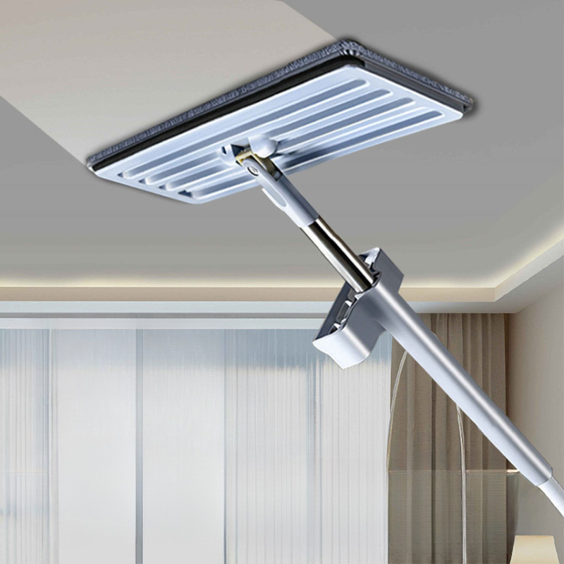 Hands-Free Wall Mop Ceiling Cleaning Kitchen Tile Wall High Dust Removal Mop Household Cleaning