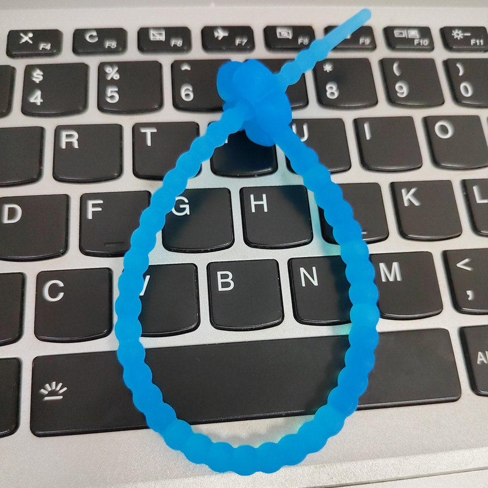 250mm de color caramelo flor pequeña cinta de silicona colgante llavero DIY bolsa de Ropa Accesorios de joyería Cordón de silicona