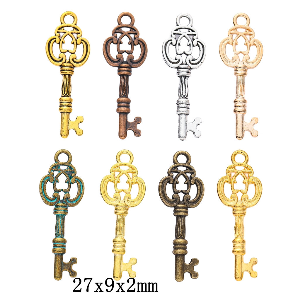 DIY复古合金饰品配件 吊坠 钥匙 挂件 zakka 批发 厂家直销1883
