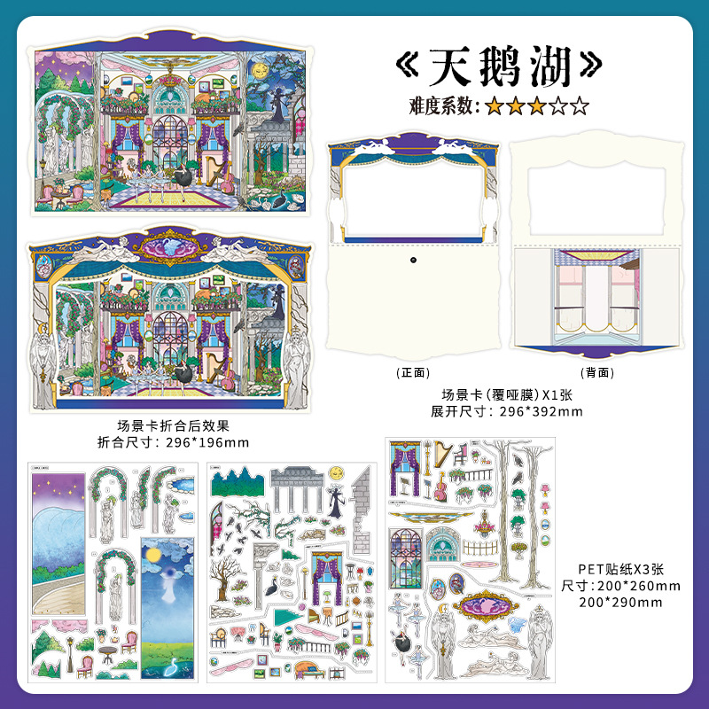 Calcomanías Decorativas de Paisajismo de PVC Impreso para Escenas en Miniatura