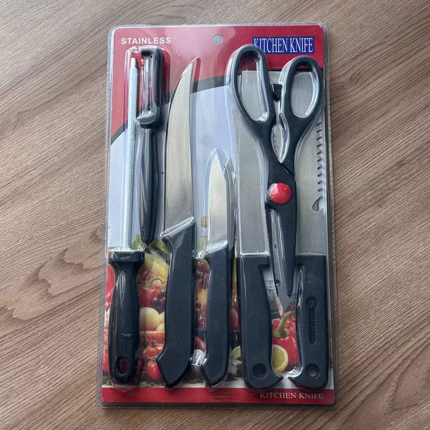 厂家直销刀具套装 精装厨房套刀礼品八件套刀具菜刀组合套装