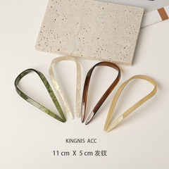 Korean-style new minimalist design buns, hairpin-like hair accessories with fresh vinegar-acid texture hairpins