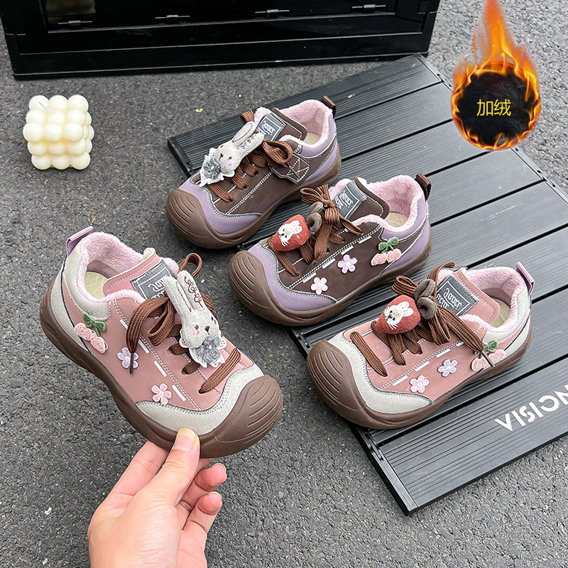 Cartoon insulated keep warm winter sneakers
