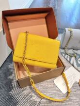2026新款Epi水波纹链条包女复古通勤单肩斜挎小方包多色百搭手机