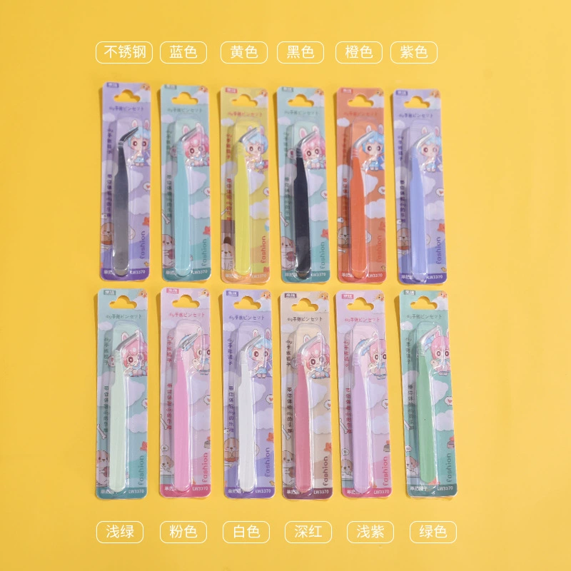 Мини цветные ручные зажимы для счетов щипцы для рук мультфильм упаковочная лента пинцет инструмент diy ручная наклейка