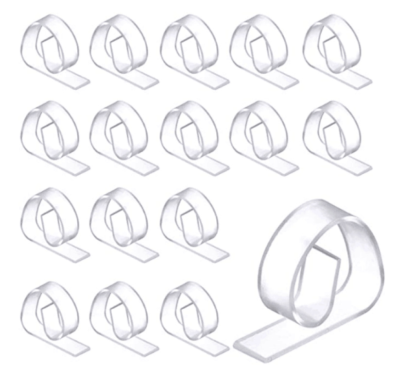 Mantel titular de Mantel antideslizante tela fija hebilla paño de tabla artefacto fijo pequeño clip (12 piezas)