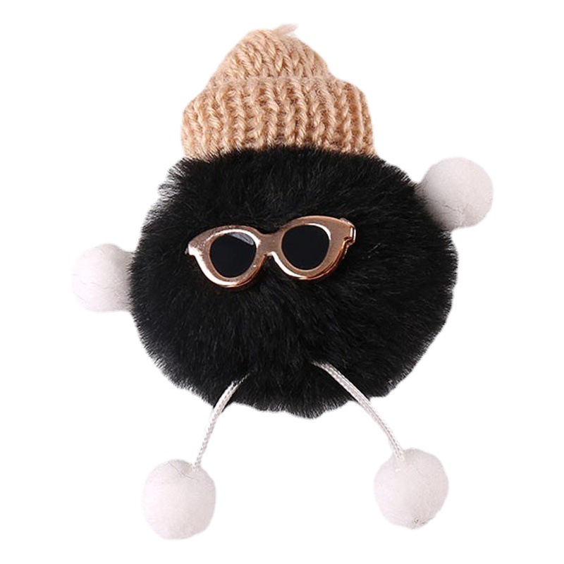 Cross-border INS de Navidad elfo colorido pequeña Cerda accesorios de la joyería de bricolaje ropa, zapatos y sombreros bolsa de accesorios para el cabello bola de peluche