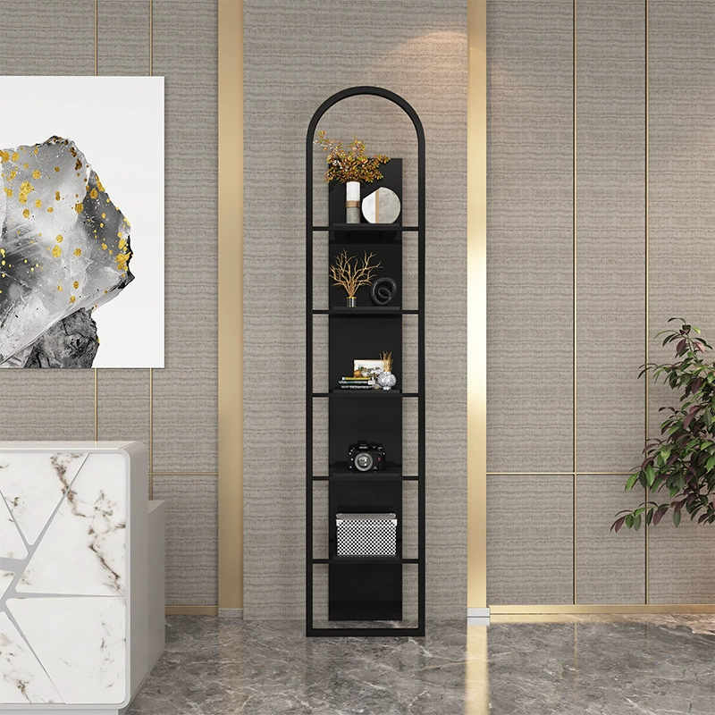 Креативная железная перегородка стеллаж Nordic Light Роскошный офис Современная напольная стойка из нержавеющей стали декоративный экран