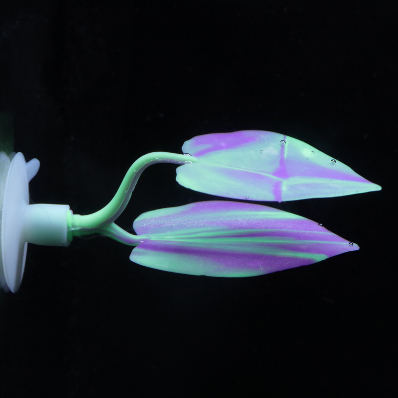 Suministro de acuario de comercio electrónico transfronterizo, peces de pelea, peces de descanso, peces pequeños, camarones, tubo de escondite, hojas de descanso de doble capa