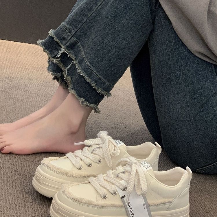 Zhao Lu Si estilo campus con zapatos de lona nicho muffin 2024 nuevos zapatos de skate casuales