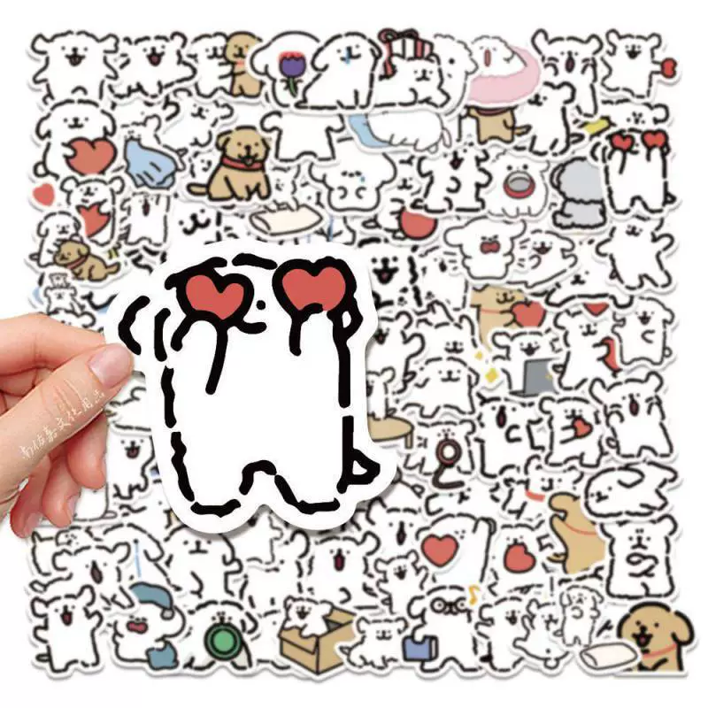 Cute sticker, pack, waterproof phone case