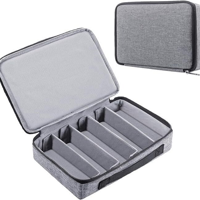 Cross-border Amazon Travel Sunglasses Storage Box Portable Men and Women Adjustable Card Slot Glasses Storage Box