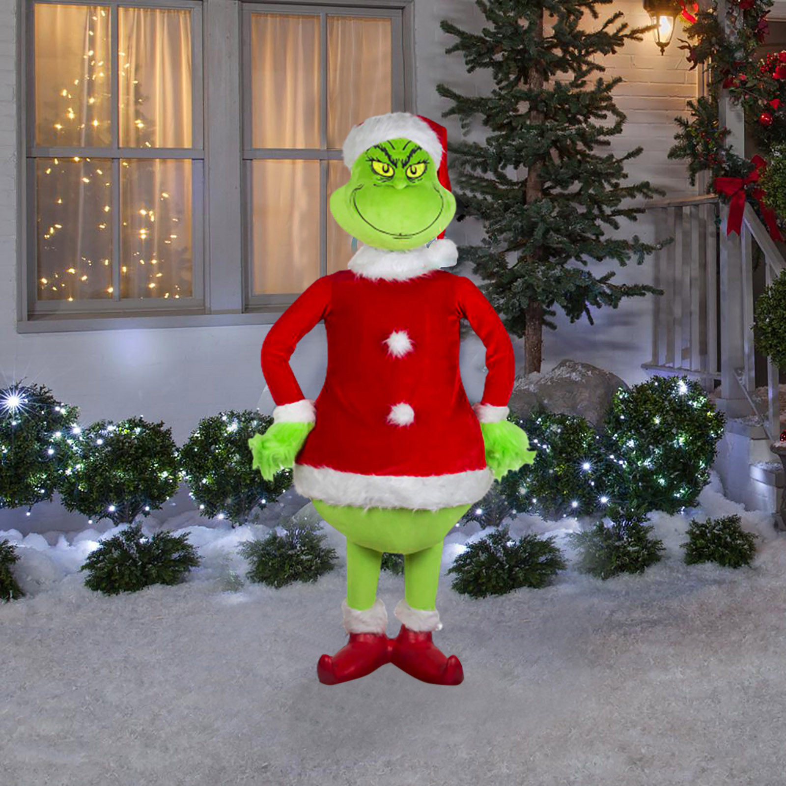 Jouet en peluche de noël, monstre vert Grinch, poupée de dessin animé, décoration_voghion.com