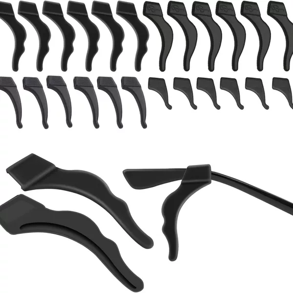 Factory direct glasses silicone ear hook sports non-slip earmuffs silicone candy-colored glasses non-slip ring earmuffs ear hooks