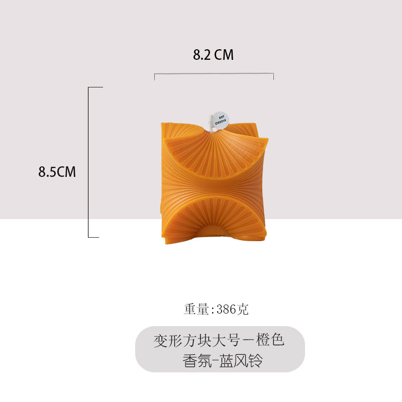 Especial transfronterizo para líneas cuadradas deformadas, modelado de aromaterapia, velas, decoración para el hogar, decoración al por mayor, venta caliente, diseño para el hogar