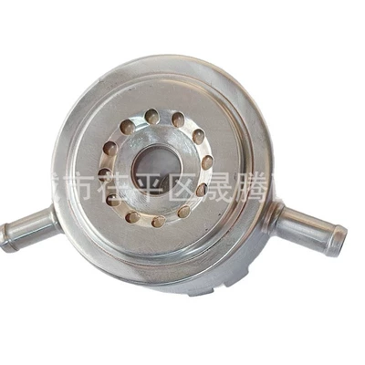 Engine oil cooler, car radiator