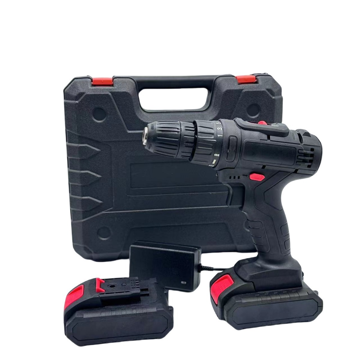 跨境电钻工具套装 多功能家用手电钻21V电动工具大功率冲击钻