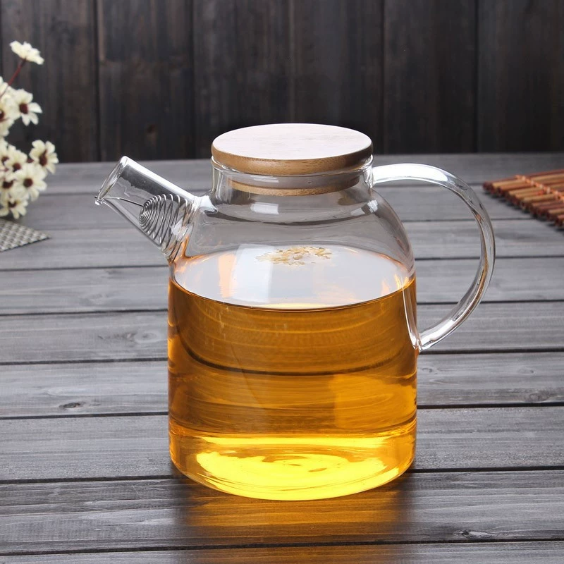 Japanese glass teapot, fruit tea, set, increased thickness