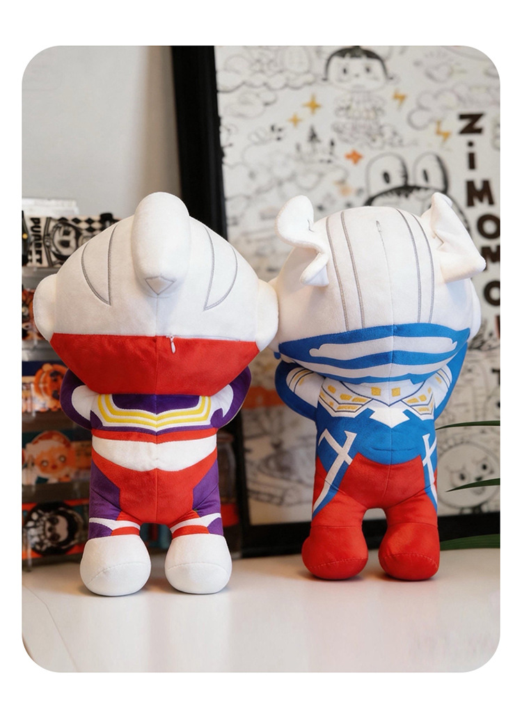 Ultraman Tiga Flying Plush Doll Children's Comfort Toy Boy Sleeping Pillow Birthday Gift Stuffed Doll
