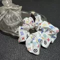 White Colorful Candy Color