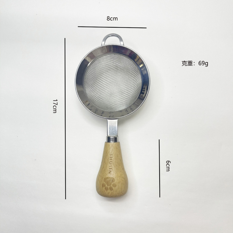 打蛋器 蛋清分离器 压泥器 不锈钢厨房迷你小厨具 橡胶木柄8件套|undefined