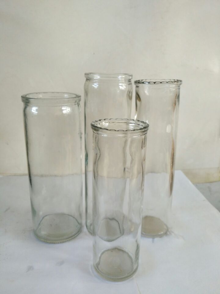 供应348克教堂直通烛台5天玻璃杯