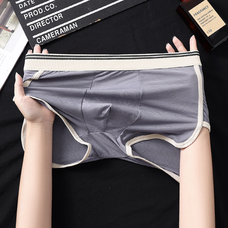 Pantalones de hombre, hielo deportivo, antibacteriano de alta calidad, pantalones de cuadrícula de hombre, pantalones cortos de hombre, pantalones de hombre