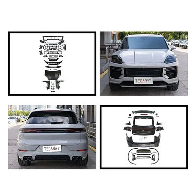 Suitable for Porsche Cayenne 11-17 models 958, upgrade kit for converting old models to new 9Y0.2, body kit modification (Big Surrounded) - 958-old-model-modified-to-new-9y02-front-and-rear-kit
